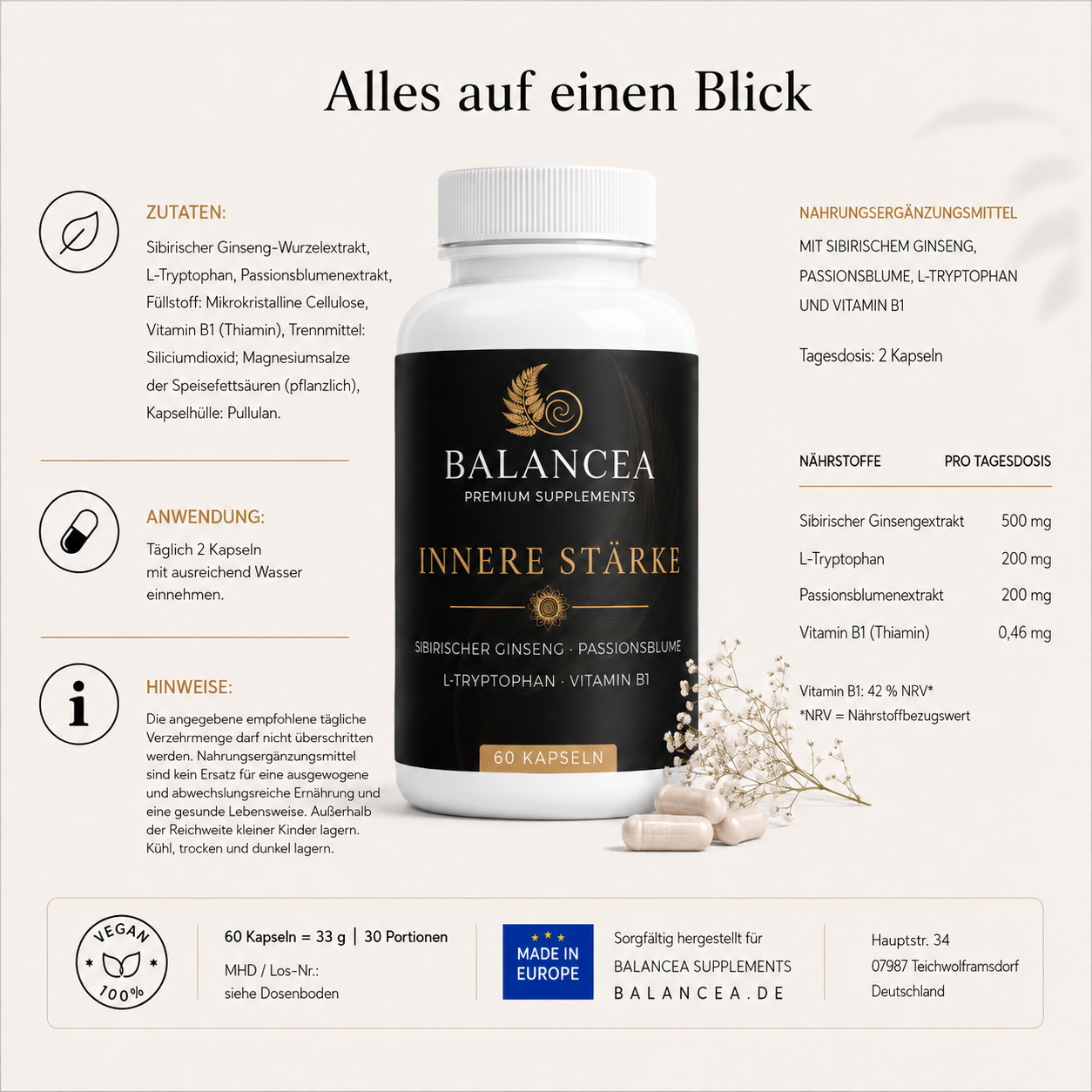 BALANCEA INNERE STÄRKE